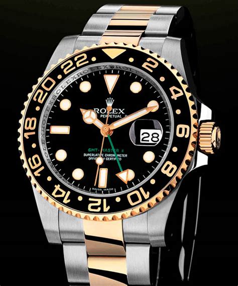 rolex gmt master 2 acciaio oro ghiera ceramica